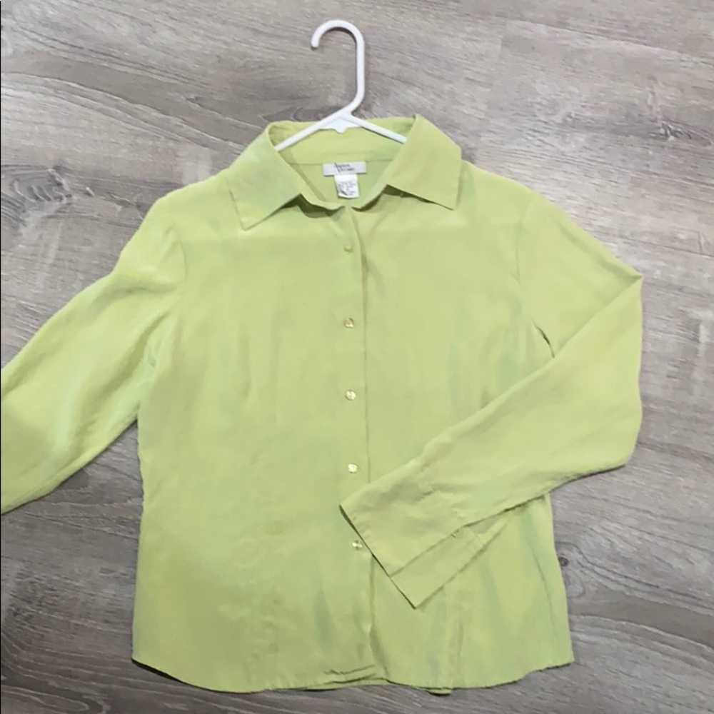 Green Andrea Viccaro thin blouse size M